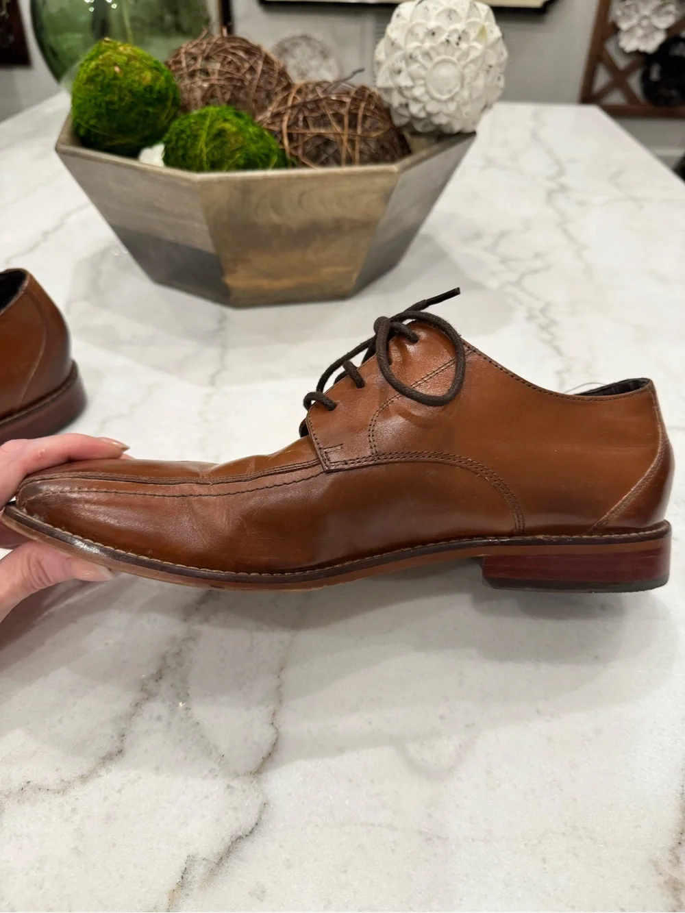 Florsheim sleek cognac